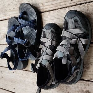 Men's Chaco Outdoor Water Shoe/ Hiking Shoe Bundle Size 8